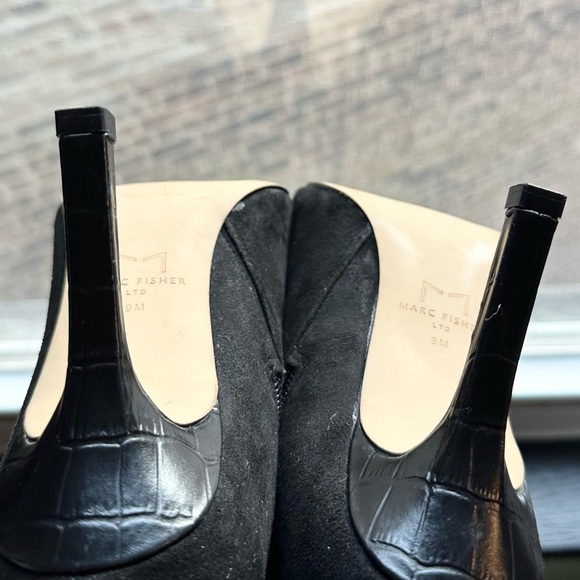 🌸MARC FISHER🌸 LTD Kellen Black Suede Boots size 9M - Picture 12 of 14